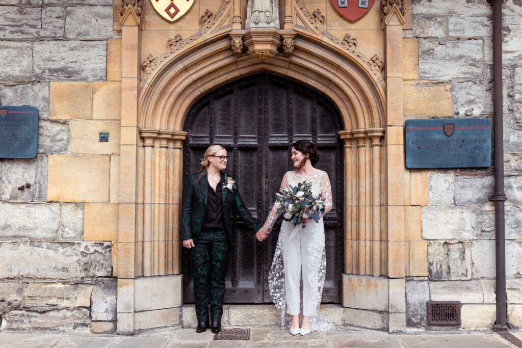 York Wedding Photography outside St William's College York